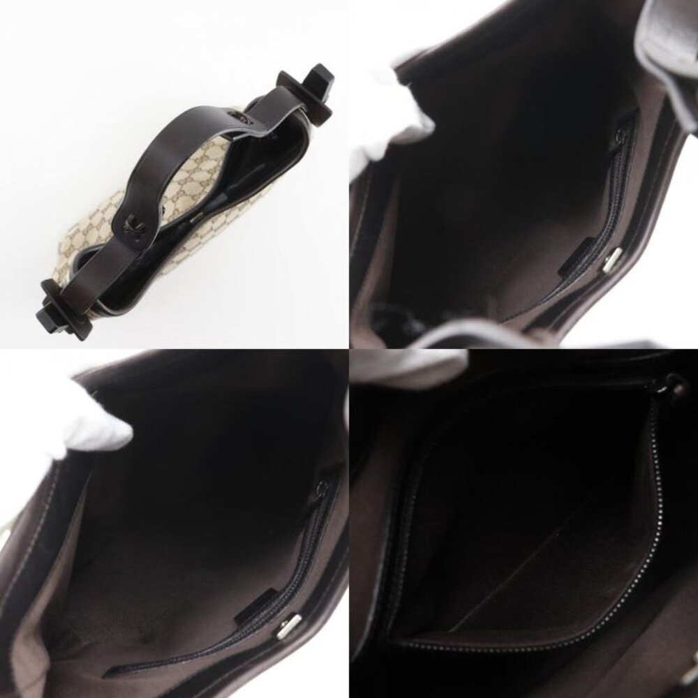 Gucci 1669 GG Canvas Brown Shoulder Bag - Picture 8 of 10